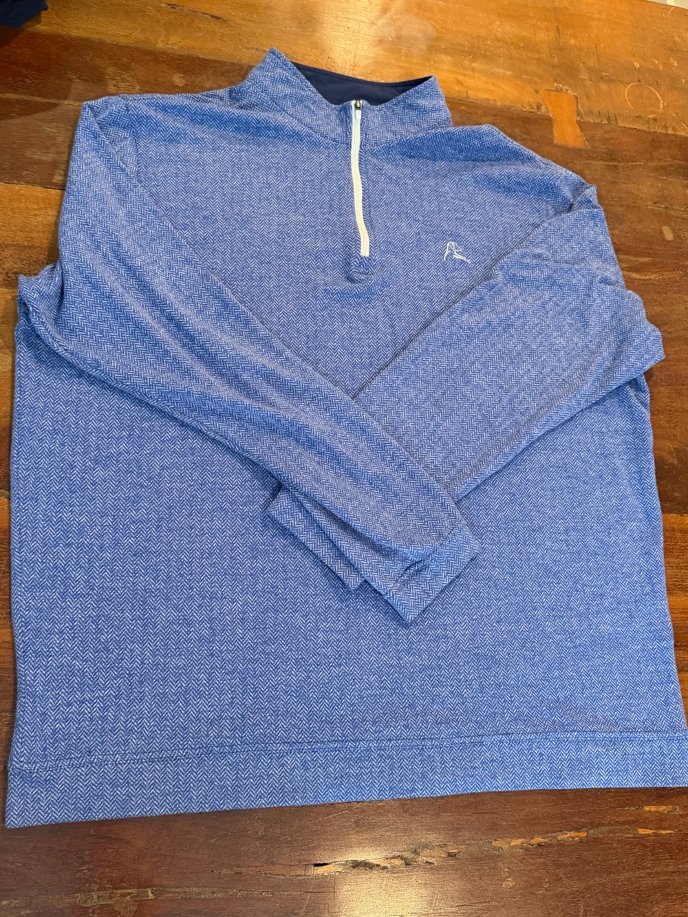 Rhoback quarter zip pull over